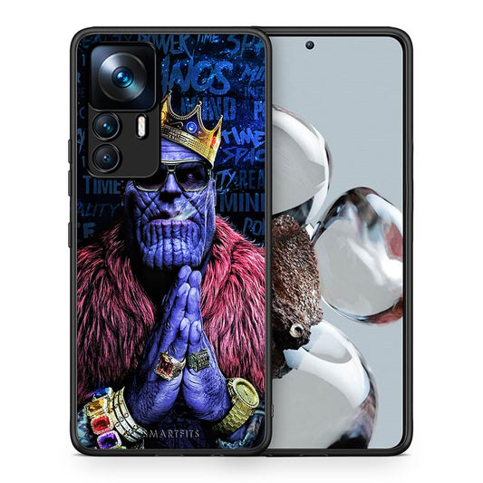 Θήκη Xiaomi 12T / K50 Ultra Thanos PopArt από τη Smartfits με σχέδιο στο πίσω μέρος και μαύρο περίβλημα | Xiaomi 12T / K50 Ultra Thanos PopArt case with colorful back and black bezels