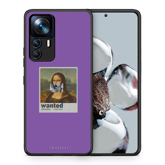 Θήκη Xiaomi 12T / K50 Ultra Monalisa Popart από τη Smartfits με σχέδιο στο πίσω μέρος και μαύρο περίβλημα | Xiaomi 12T / K50 Ultra Monalisa Popart case with colorful back and black bezels