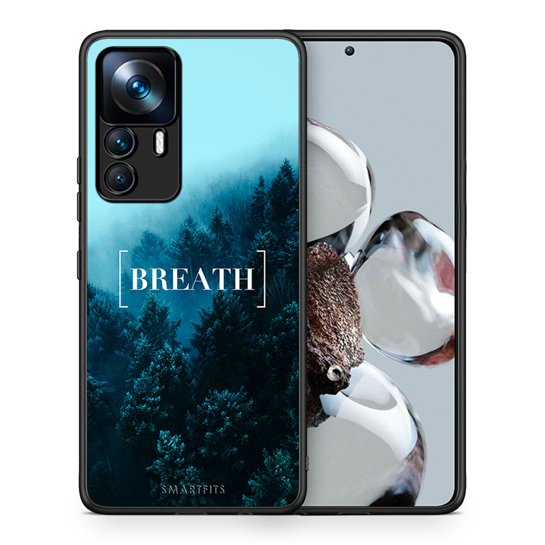 Θήκη Xiaomi 12T / K50 Ultra Breath Quote από τη Smartfits με σχέδιο στο πίσω μέρος και μαύρο περίβλημα | Xiaomi 12T / K50 Ultra Breath Quote case with colorful back and black bezels