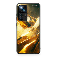 Thumbnail for Xiaomi 12T / 12T Pro / K50 Ultra Real Gold θήκη από τη Smartfits με σχέδιο στο πίσω μέρος και μαύρο περίβλημα | Smartphone case with colorful back and black bezels by Smartfits