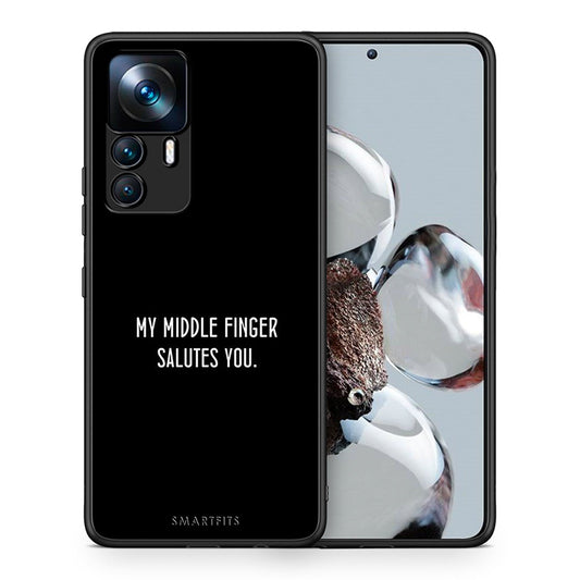 Θήκη Xiaomi 12T / K50 Ultra Salute από τη Smartfits με σχέδιο στο πίσω μέρος και μαύρο περίβλημα | Xiaomi 12T / K50 Ultra Salute case with colorful back and black bezels
