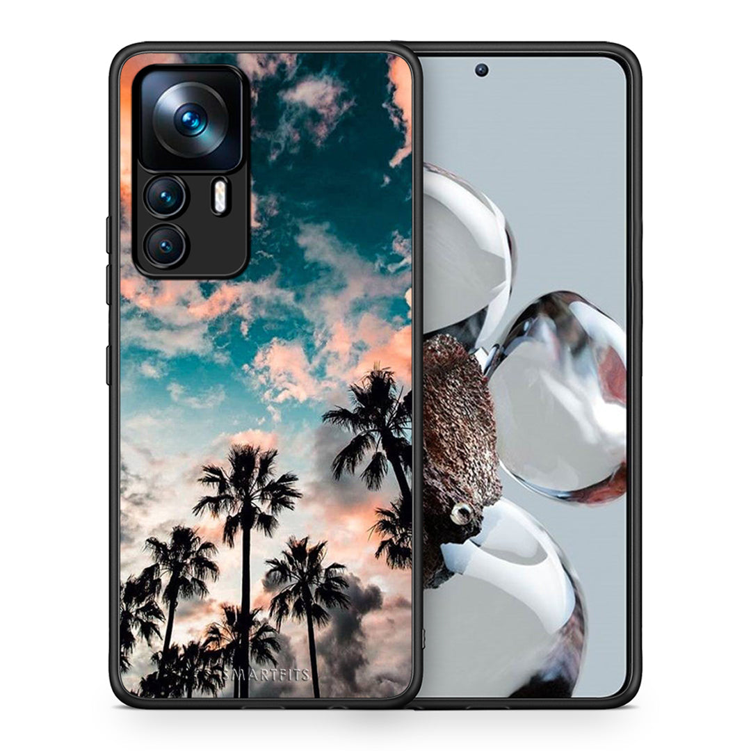 Θήκη Xiaomi 12T / K50 Ultra Sky Summer από τη Smartfits με σχέδιο στο πίσω μέρος και μαύρο περίβλημα | Xiaomi 12T / K50 Ultra Sky Summer case with colorful back and black bezels