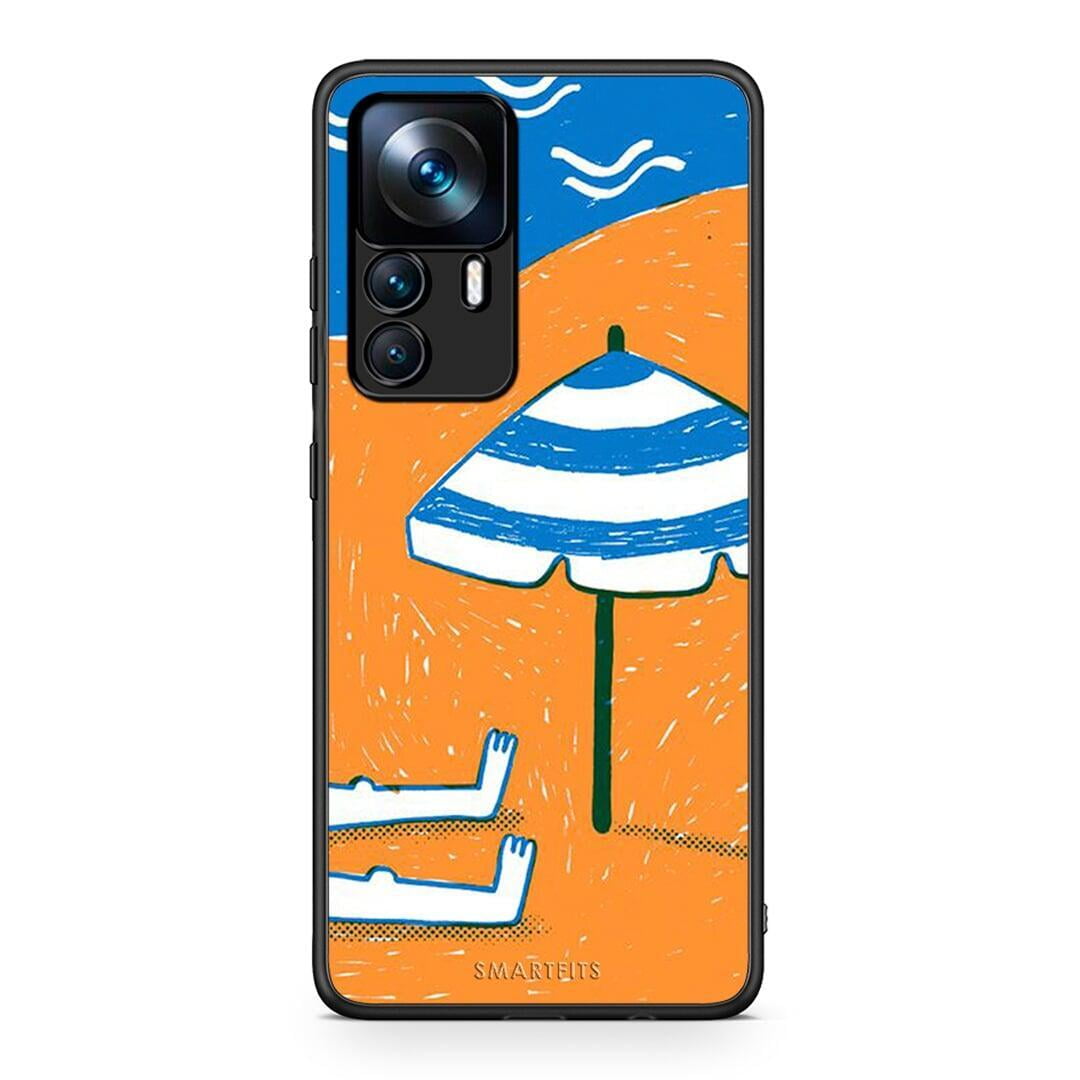 Xiaomi 12T / K50 Ultra Summering Θήκη από τη Smartfits με σχέδιο στο πίσω μέρος και μαύρο περίβλημα | Smartphone case with colorful back and black bezels by Smartfits