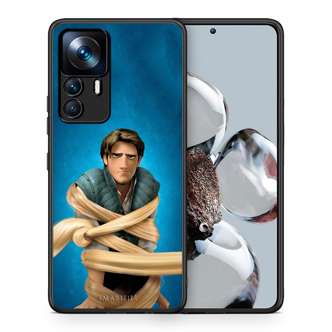 Θήκη Αγίου Βαλεντίνου Xiaomi 12T / K50 Ultra Tangled 1 από τη Smartfits με σχέδιο στο πίσω μέρος και μαύρο περίβλημα | Xiaomi 12T / K50 Ultra Tangled 1 case with colorful back and black bezels