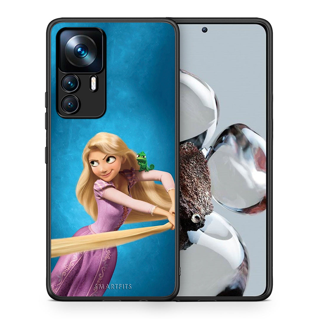 Θήκη Αγίου Βαλεντίνου Xiaomi 12T / K50 Ultra Tangled 2 από τη Smartfits με σχέδιο στο πίσω μέρος και μαύρο περίβλημα | Xiaomi 12T / K50 Ultra Tangled 2 case with colorful back and black bezels