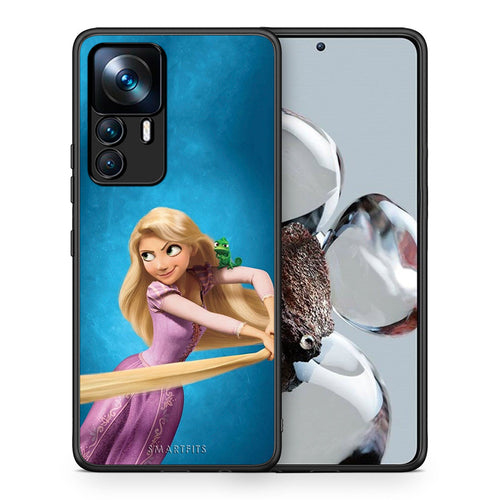 Θήκη Αγίου Βαλεντίνου Xiaomi 12T / K50 Ultra Tangled 2 από τη Smartfits με σχέδιο στο πίσω μέρος και μαύρο περίβλημα | Xiaomi 12T / K50 Ultra Tangled 2 case with colorful back and black bezels