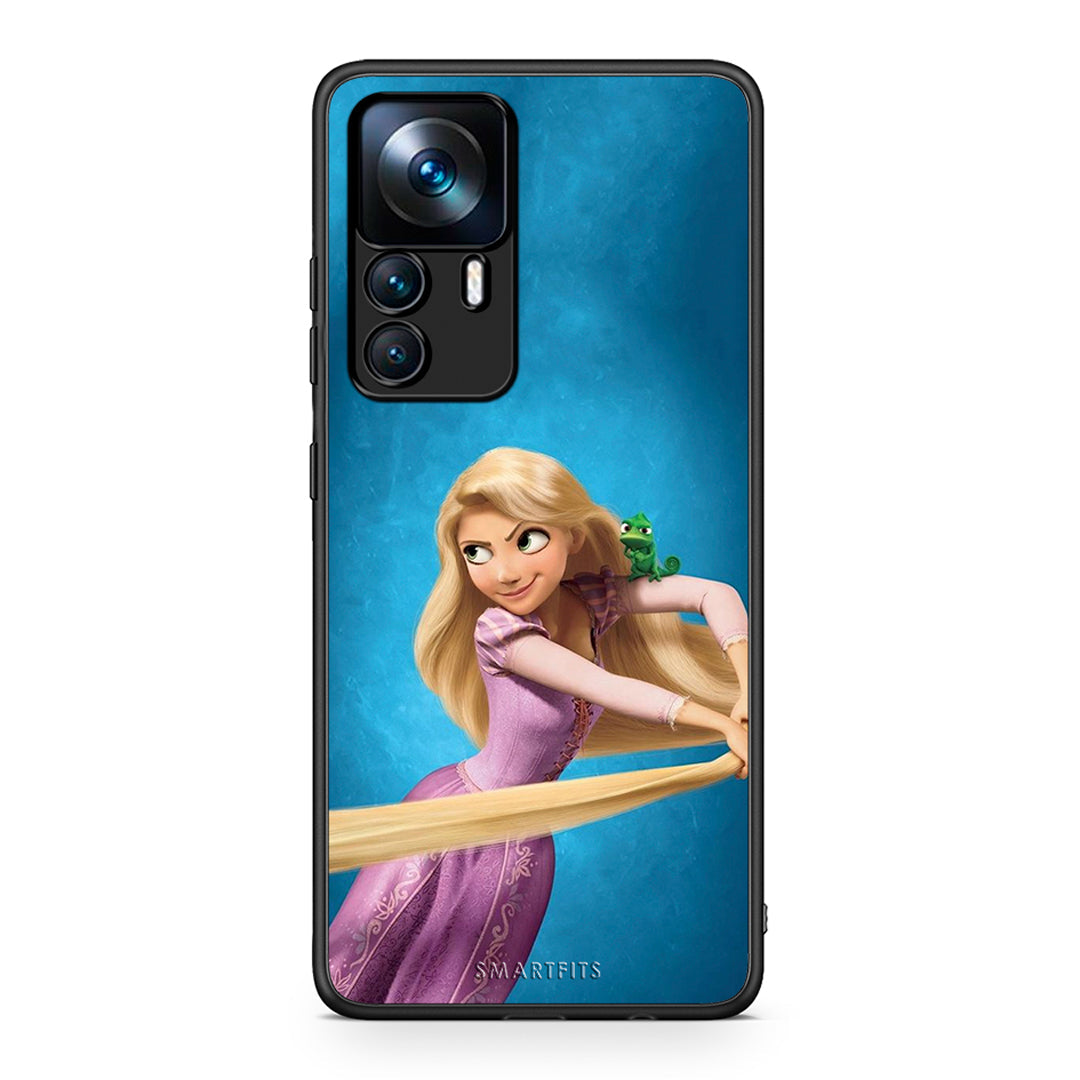 Xiaomi 12T / K50 Ultra Tangled 2 Θήκη Αγίου Βαλεντίνου από τη Smartfits με σχέδιο στο πίσω μέρος και μαύρο περίβλημα | Smartphone case with colorful back and black bezels by Smartfits