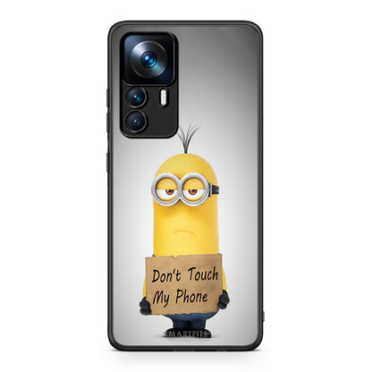 4 - Xiaomi 12T / K50 Ultra Minion Text case, cover, bumper