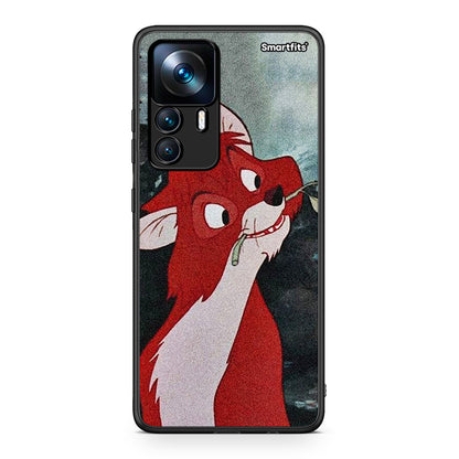 Xiaomi 12T / K50 Ultra Tod And Vixey Love 1 θήκη από τη Smartfits με σχέδιο στο πίσω μέρος και μαύρο περίβλημα | Smartphone case with colorful back and black bezels by Smartfits