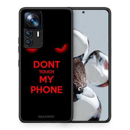 Θήκη Xiaomi 12T / K50 Ultra Touch My Phone από τη Smartfits με σχέδιο στο πίσω μέρος και μαύρο περίβλημα | Xiaomi 12T / K50 Ultra Touch My Phone case with colorful back and black bezels