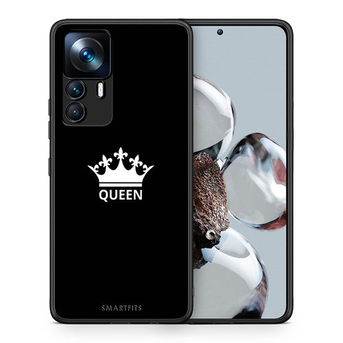 Θήκη Xiaomi 12T / K50 Ultra Queen Valentine από τη Smartfits με σχέδιο στο πίσω μέρος και μαύρο περίβλημα | Xiaomi 12T / K50 Ultra Queen Valentine case with colorful back and black bezels
