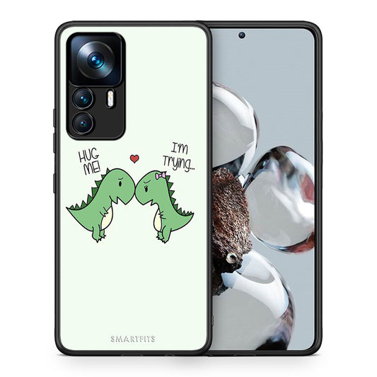 Θήκη Xiaomi 12T / K50 Ultra Rex Valentine από τη Smartfits με σχέδιο στο πίσω μέρος και μαύρο περίβλημα | Xiaomi 12T / K50 Ultra Rex Valentine case with colorful back and black bezels