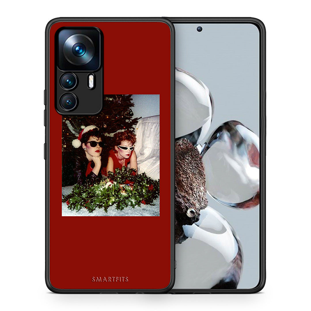 Θήκη Xiaomi 12T / K50 Ultra Waiting For Xmas από τη Smartfits με σχέδιο στο πίσω μέρος και μαύρο περίβλημα | Xiaomi 12T / K50 Ultra Waiting For Xmas case with colorful back and black bezels