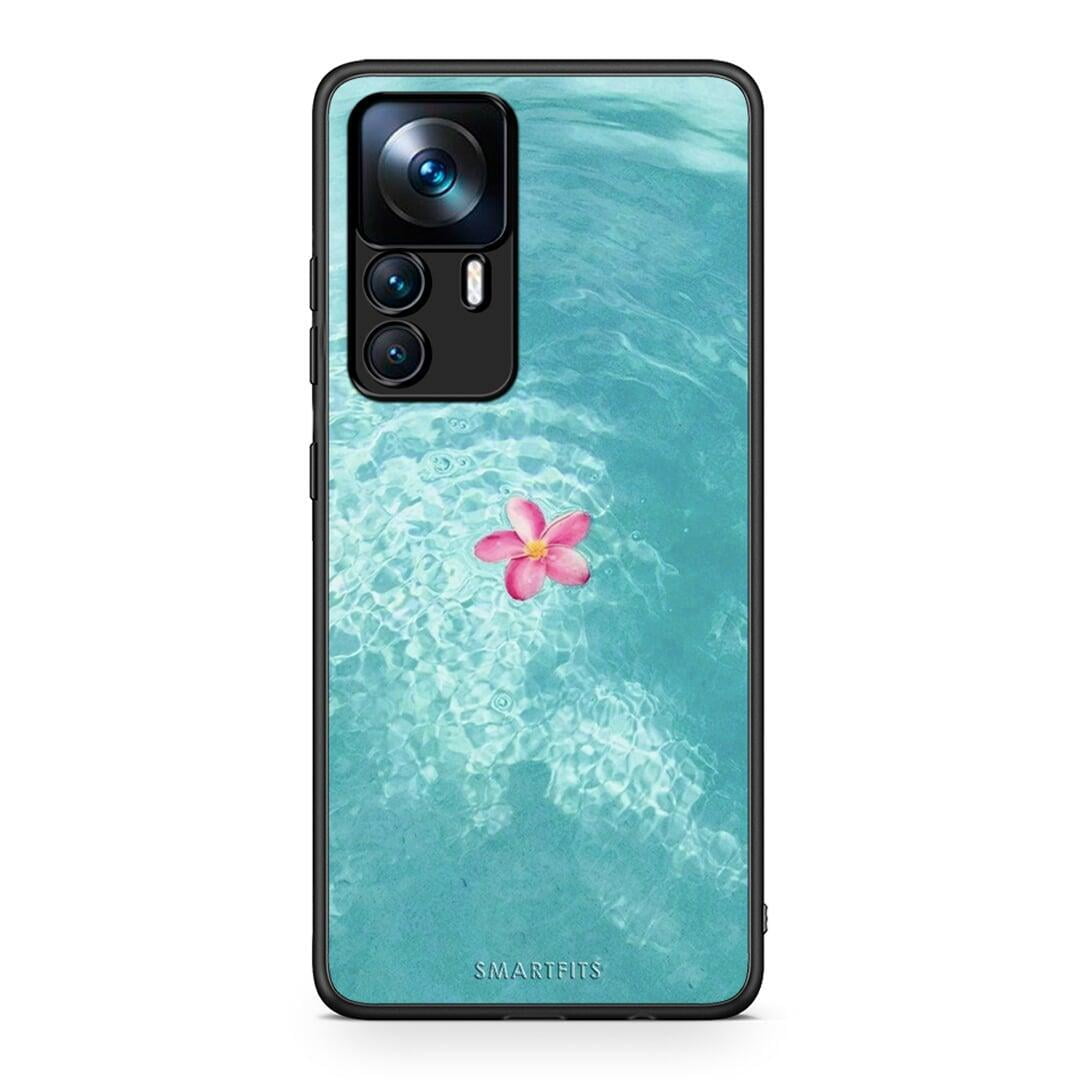 Xiaomi 12T / 12T Pro / K50 Ultra Water Flower Θήκη από τη Smartfits με σχέδιο στο πίσω μέρος και μαύρο περίβλημα | Smartphone case with colorful back and black bezels by Smartfits