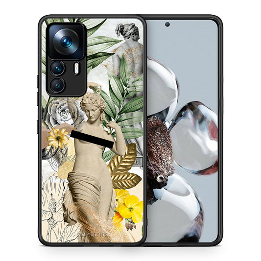 Θήκη Xiaomi 12T / K50 Ultra Woman Statue από τη Smartfits με σχέδιο στο πίσω μέρος και μαύρο περίβλημα | Xiaomi 12T / K50 Ultra Woman Statue case with colorful back and black bezels