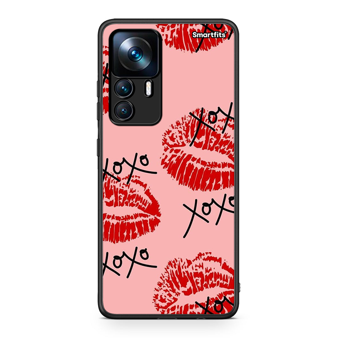 Xiaomi 12T / K50 Ultra XOXO Lips θήκη από τη Smartfits με σχέδιο στο πίσω μέρος και μαύρο περίβλημα | Smartphone case with colorful back and black bezels by Smartfits