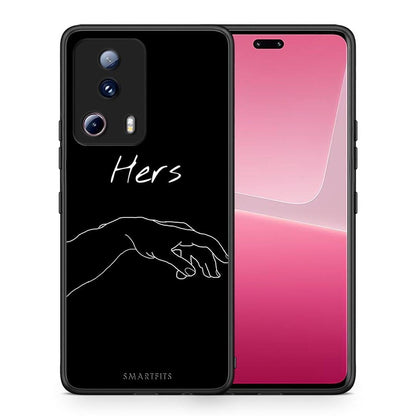 Θήκη Xiaomi 13 Lite 5G Aesthetic Love 1 από τη Smartfits με σχέδιο στο πίσω μέρος και μαύρο περίβλημα | Xiaomi 13 Lite 5G Aesthetic Love 1 Case with Colorful Back and Black Bezels