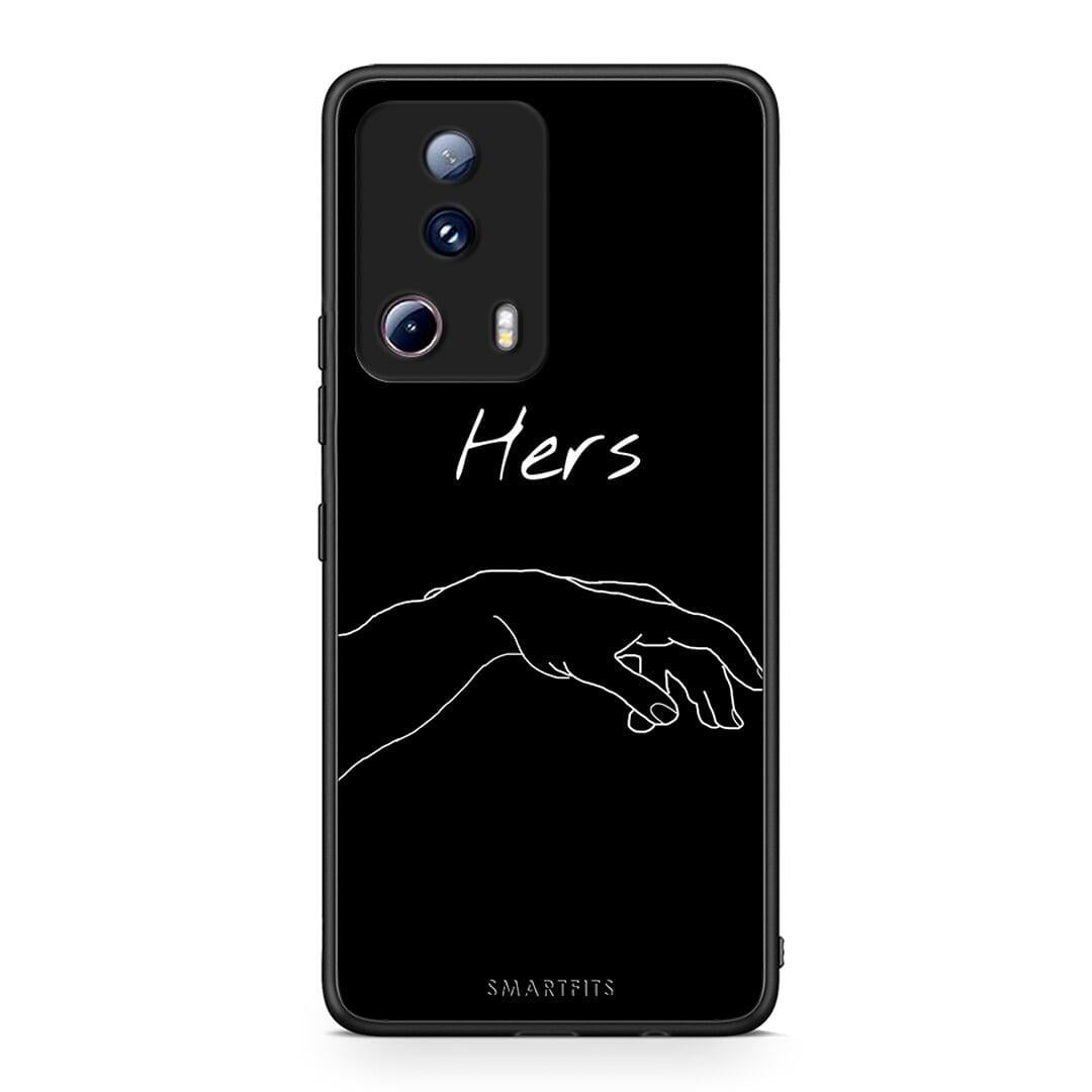 Θήκη Xiaomi 13 Lite 5G Aesthetic Love 1 από τη Smartfits με σχέδιο στο πίσω μέρος και μαύρο περίβλημα | Xiaomi 13 Lite 5G Aesthetic Love 1 Case with Colorful Back and Black Bezels