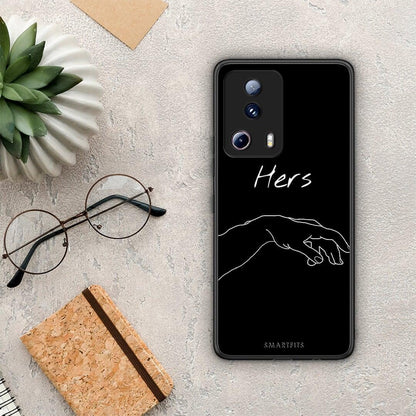 Θήκη Xiaomi 13 Lite 5G Aesthetic Love 1 από τη Smartfits με σχέδιο στο πίσω μέρος και μαύρο περίβλημα | Xiaomi 13 Lite 5G Aesthetic Love 1 Case with Colorful Back and Black Bezels