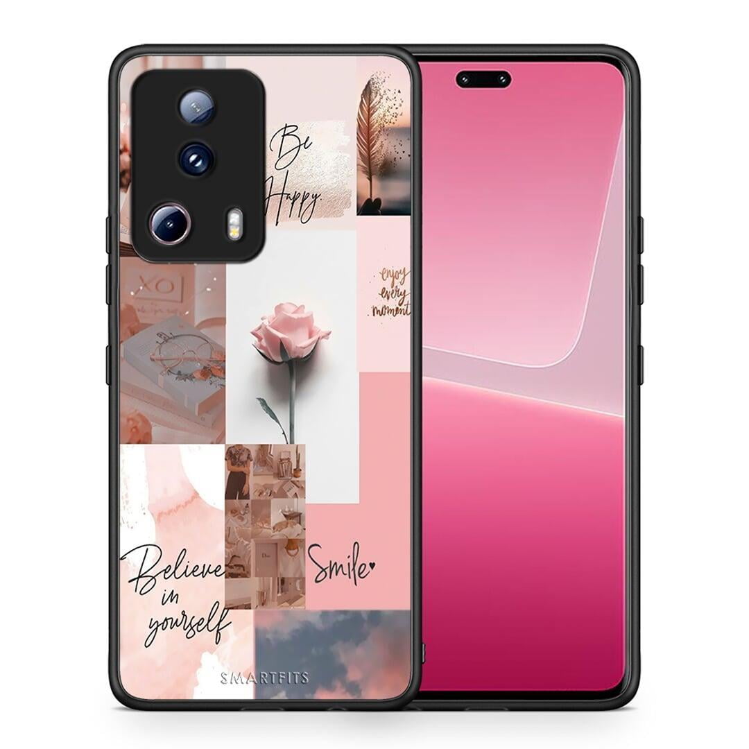 Θήκη Xiaomi 13 Lite 5G Aesthetic Collage από τη Smartfits με σχέδιο στο πίσω μέρος και μαύρο περίβλημα | Xiaomi 13 Lite 5G Aesthetic Collage Case with Colorful Back and Black Bezels