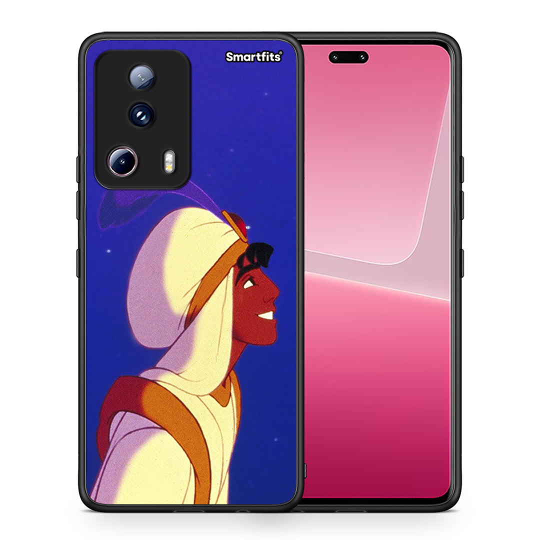 Θήκη Xiaomi 13 Lite 5G Alladin And Jasmine Love 1 από τη Smartfits με σχέδιο στο πίσω μέρος και μαύρο περίβλημα | Xiaomi 13 Lite 5G Alladin And Jasmine Love 1 Case with Colorful Back and Black Bezels