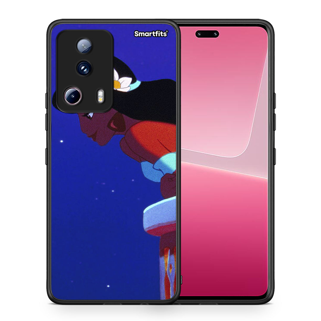 Θήκη Xiaomi 13 Lite 5G Alladin And Jasmine Love 2 από τη Smartfits με σχέδιο στο πίσω μέρος και μαύρο περίβλημα | Xiaomi 13 Lite 5G Alladin And Jasmine Love 2 Case with Colorful Back and Black Bezels