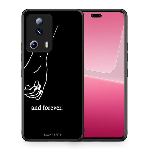 Θήκη Xiaomi 13 Lite 5G Always & Forever 2 από τη Smartfits με σχέδιο στο πίσω μέρος και μαύρο περίβλημα | Xiaomi 13 Lite 5G Always & Forever 2 Case with Colorful Back and Black Bezels
