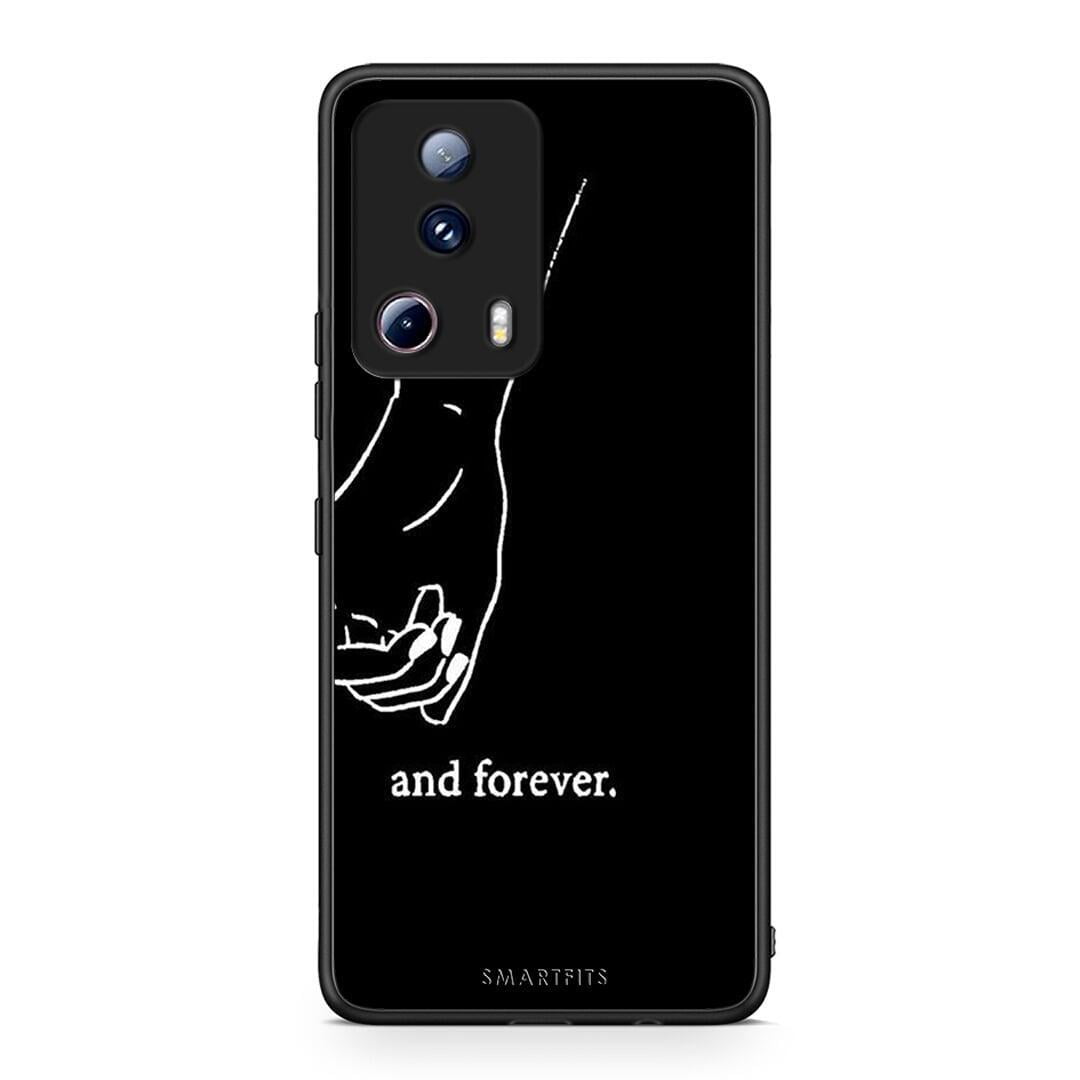 Θήκη Xiaomi 13 Lite 5G Always & Forever 2 από τη Smartfits με σχέδιο στο πίσω μέρος και μαύρο περίβλημα | Xiaomi 13 Lite 5G Always & Forever 2 Case with Colorful Back and Black Bezels