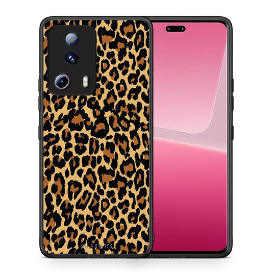 Θήκη Xiaomi 13 Lite 5G Animal Leopard από τη Smartfits με σχέδιο στο πίσω μέρος και μαύρο περίβλημα | Xiaomi 13 Lite 5G Animal Leopard Case with Colorful Back and Black Bezels