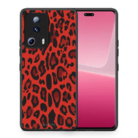 Thumbnail for Θήκη Xiaomi 13 Lite 5G Animal Red Leopard από τη Smartfits με σχέδιο στο πίσω μέρος και μαύρο περίβλημα | Xiaomi 13 Lite 5G Animal Red Leopard Case with Colorful Back and Black Bezels