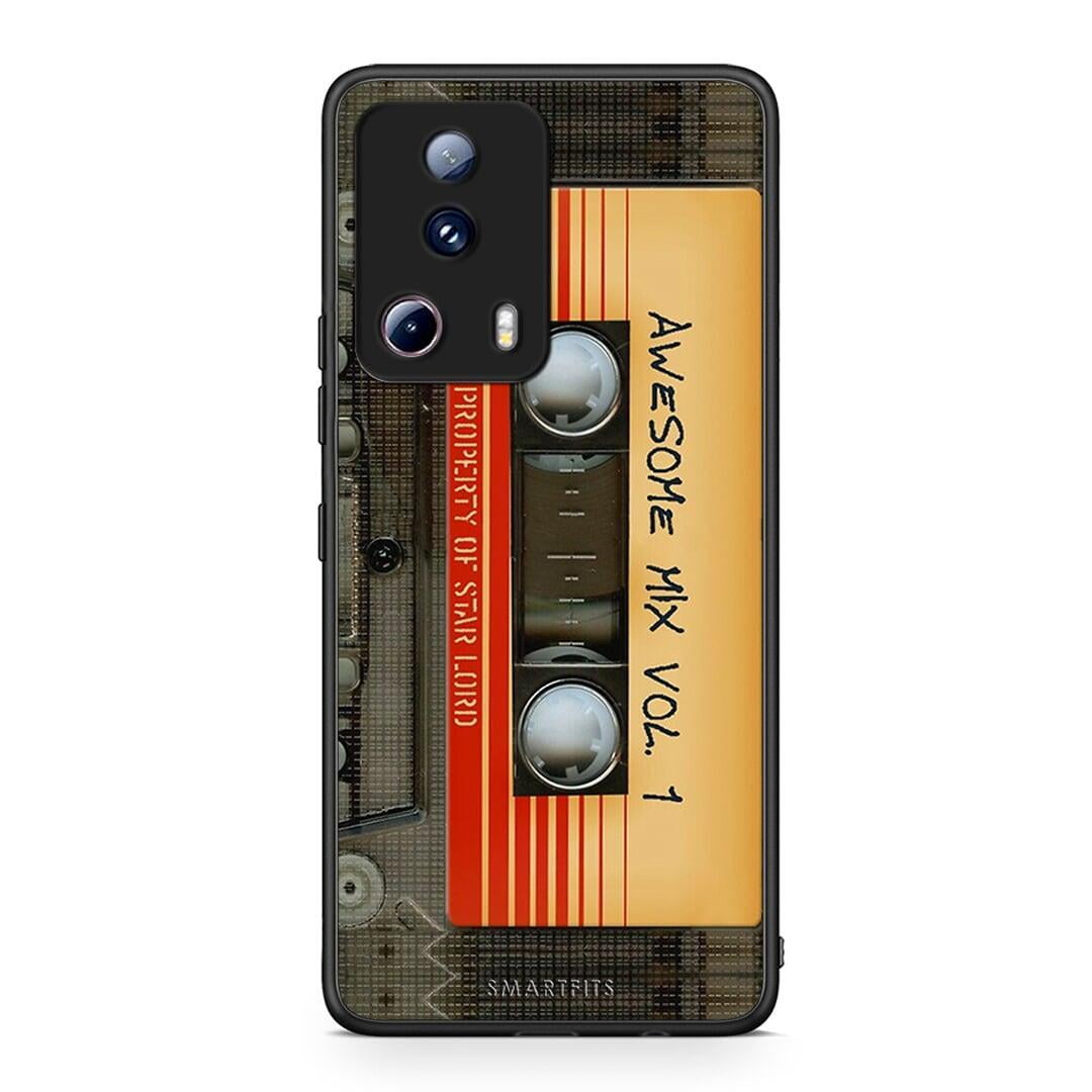 Θήκη Xiaomi 13 Lite 5G Awesome Mix από τη Smartfits με σχέδιο στο πίσω μέρος και μαύρο περίβλημα | Xiaomi 13 Lite 5G Awesome Mix Case with Colorful Back and Black Bezels
