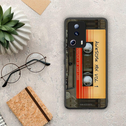 Θήκη Xiaomi 13 Lite 5G Awesome Mix από τη Smartfits με σχέδιο στο πίσω μέρος και μαύρο περίβλημα | Xiaomi 13 Lite 5G Awesome Mix Case with Colorful Back and Black Bezels