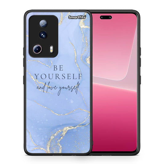 Θήκη Xiaomi 13 Lite 5G Be Yourself από τη Smartfits με σχέδιο στο πίσω μέρος και μαύρο περίβλημα | Xiaomi 13 Lite 5G Be Yourself Case with Colorful Back and Black Bezels
