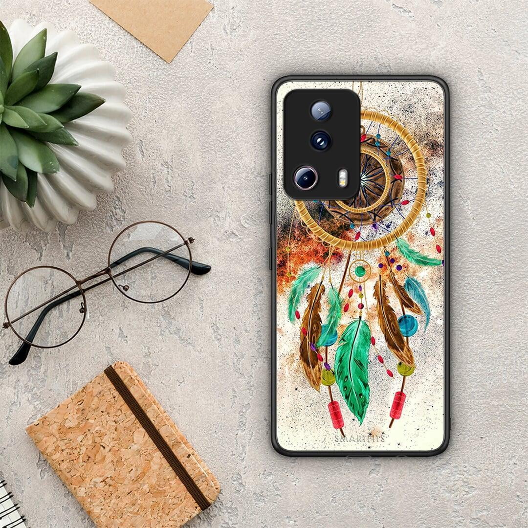 Θήκη Xiaomi 13 Lite 5G Boho DreamCatcher από τη Smartfits με σχέδιο στο πίσω μέρος και μαύρο περίβλημα | Xiaomi 13 Lite 5G Boho DreamCatcher Case with Colorful Back and Black Bezels