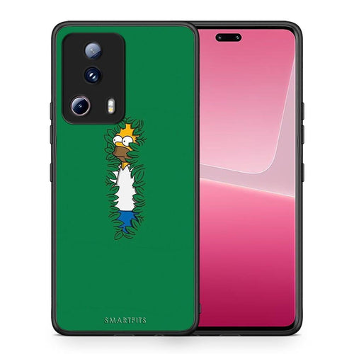 Θήκη Xiaomi 13 Lite 5G Bush Man από τη Smartfits με σχέδιο στο πίσω μέρος και μαύρο περίβλημα | Xiaomi 13 Lite 5G Bush Man Case with Colorful Back and Black Bezels