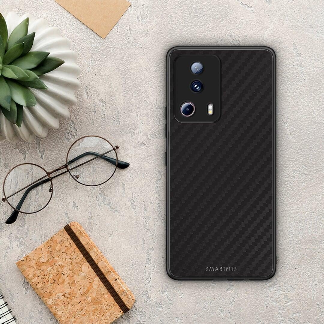Θήκη Xiaomi 13 Lite 5G Carbon Black από τη Smartfits με σχέδιο στο πίσω μέρος και μαύρο περίβλημα | Xiaomi 13 Lite 5G Carbon Black Case with Colorful Back and Black Bezels