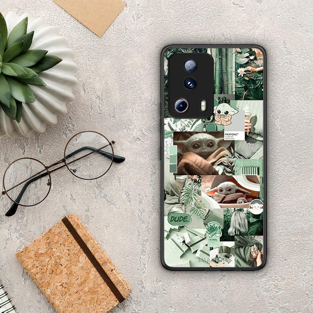 Θήκη Xiaomi 13 Lite 5G Collage Dude από τη Smartfits με σχέδιο στο πίσω μέρος και μαύρο περίβλημα | Xiaomi 13 Lite 5G Collage Dude Case with Colorful Back and Black Bezels