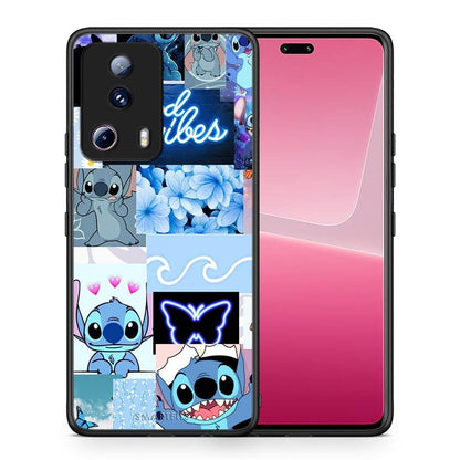 Θήκη Xiaomi 13 Lite 5G Collage Good Vibes από τη Smartfits με σχέδιο στο πίσω μέρος και μαύρο περίβλημα | Xiaomi 13 Lite 5G Collage Good Vibes Case with Colorful Back and Black Bezels