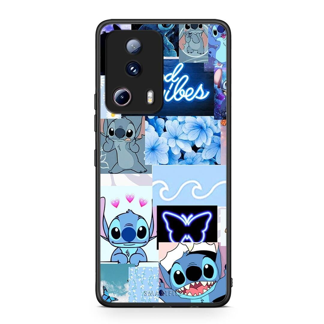 Θήκη Xiaomi 13 Lite 5G Collage Good Vibes από τη Smartfits με σχέδιο στο πίσω μέρος και μαύρο περίβλημα | Xiaomi 13 Lite 5G Collage Good Vibes Case with Colorful Back and Black Bezels