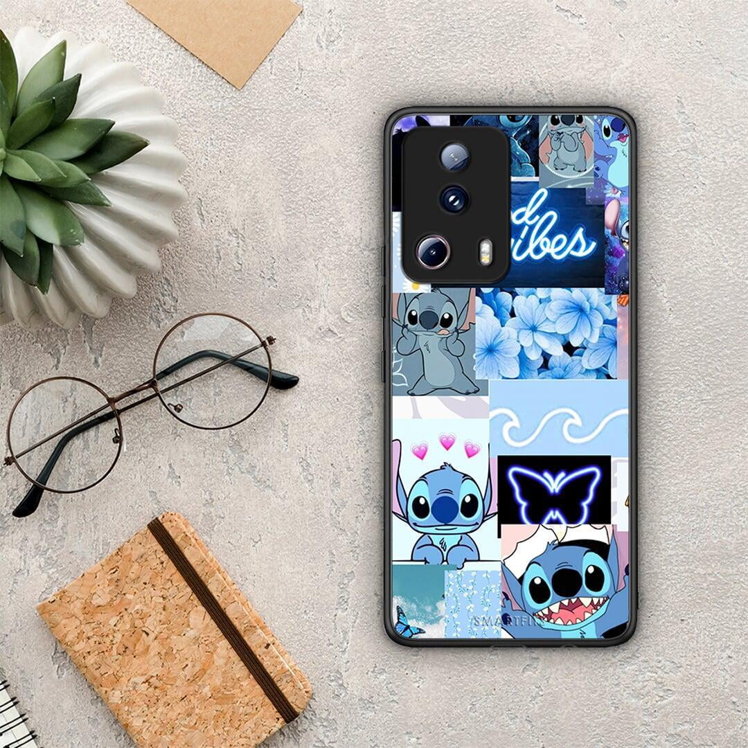 Θήκη Xiaomi 13 Lite 5G Collage Good Vibes από τη Smartfits με σχέδιο στο πίσω μέρος και μαύρο περίβλημα | Xiaomi 13 Lite 5G Collage Good Vibes Case with Colorful Back and Black Bezels