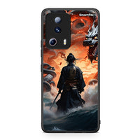 Thumbnail for Θήκη Xiaomi 13 Lite 5G Dragons Fight από τη Smartfits με σχέδιο στο πίσω μέρος και μαύρο περίβλημα | Xiaomi 13 Lite 5G Dragons Fight Case with Colorful Back and Black Bezels