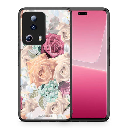 Θήκη Xiaomi 13 Lite 5G Floral Bouquet από τη Smartfits με σχέδιο στο πίσω μέρος και μαύρο περίβλημα | Xiaomi 13 Lite 5G Floral Bouquet Case with Colorful Back and Black Bezels