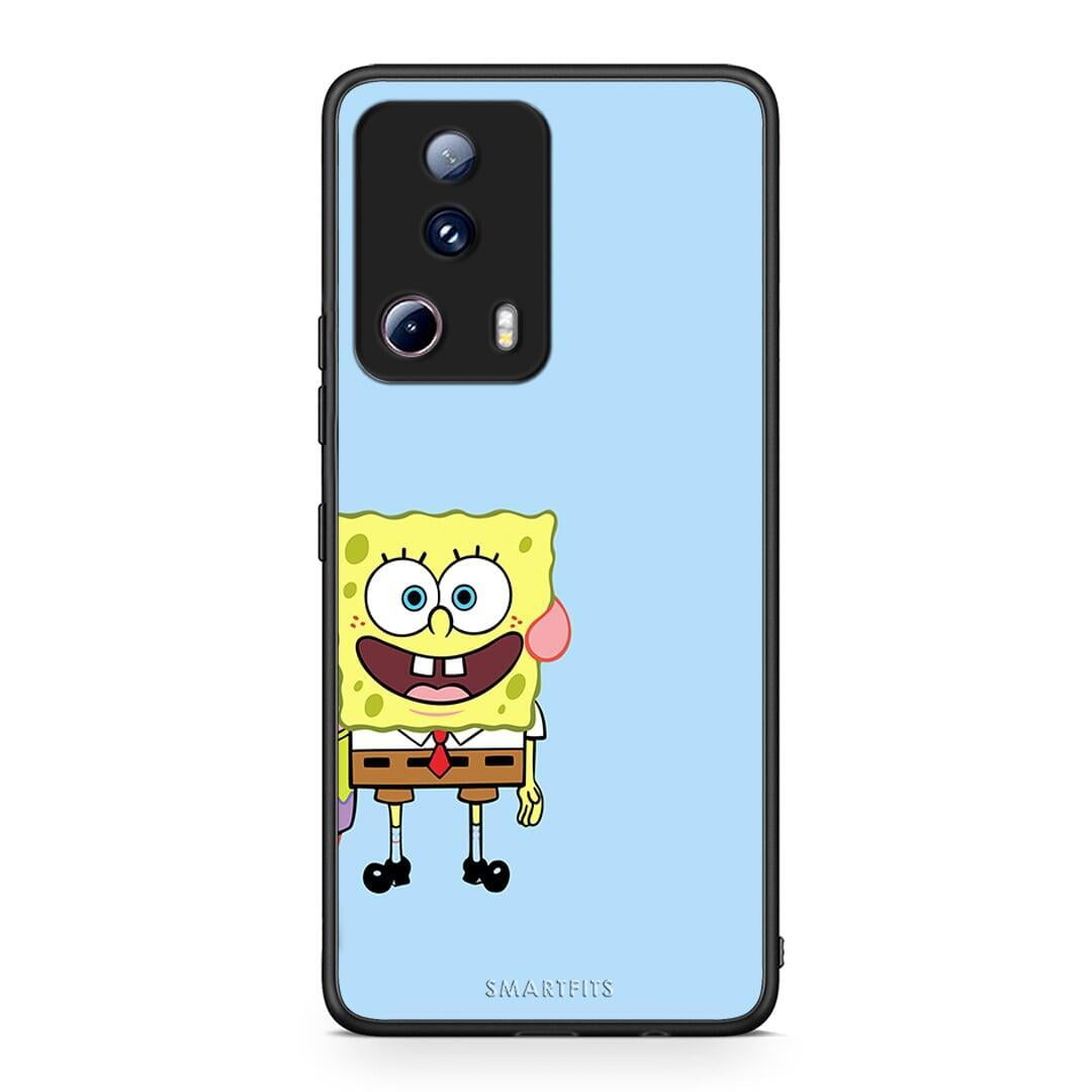Θήκη Xiaomi 13 Lite 5G Friends Bob από τη Smartfits με σχέδιο στο πίσω μέρος και μαύρο περίβλημα | Xiaomi 13 Lite 5G Friends Bob Case with Colorful Back and Black Bezels