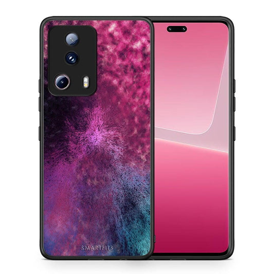 Θήκη Xiaomi 13 Lite 5G Galactic Aurora από τη Smartfits με σχέδιο στο πίσω μέρος και μαύρο περίβλημα | Xiaomi 13 Lite 5G Galactic Aurora Case with Colorful Back and Black Bezels