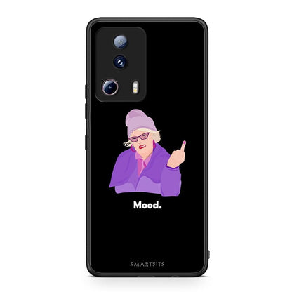 Θήκη Xiaomi 13 Lite 5G Grandma Mood Black από τη Smartfits με σχέδιο στο πίσω μέρος και μαύρο περίβλημα | Xiaomi 13 Lite 5G Grandma Mood Black Case with Colorful Back and Black Bezels