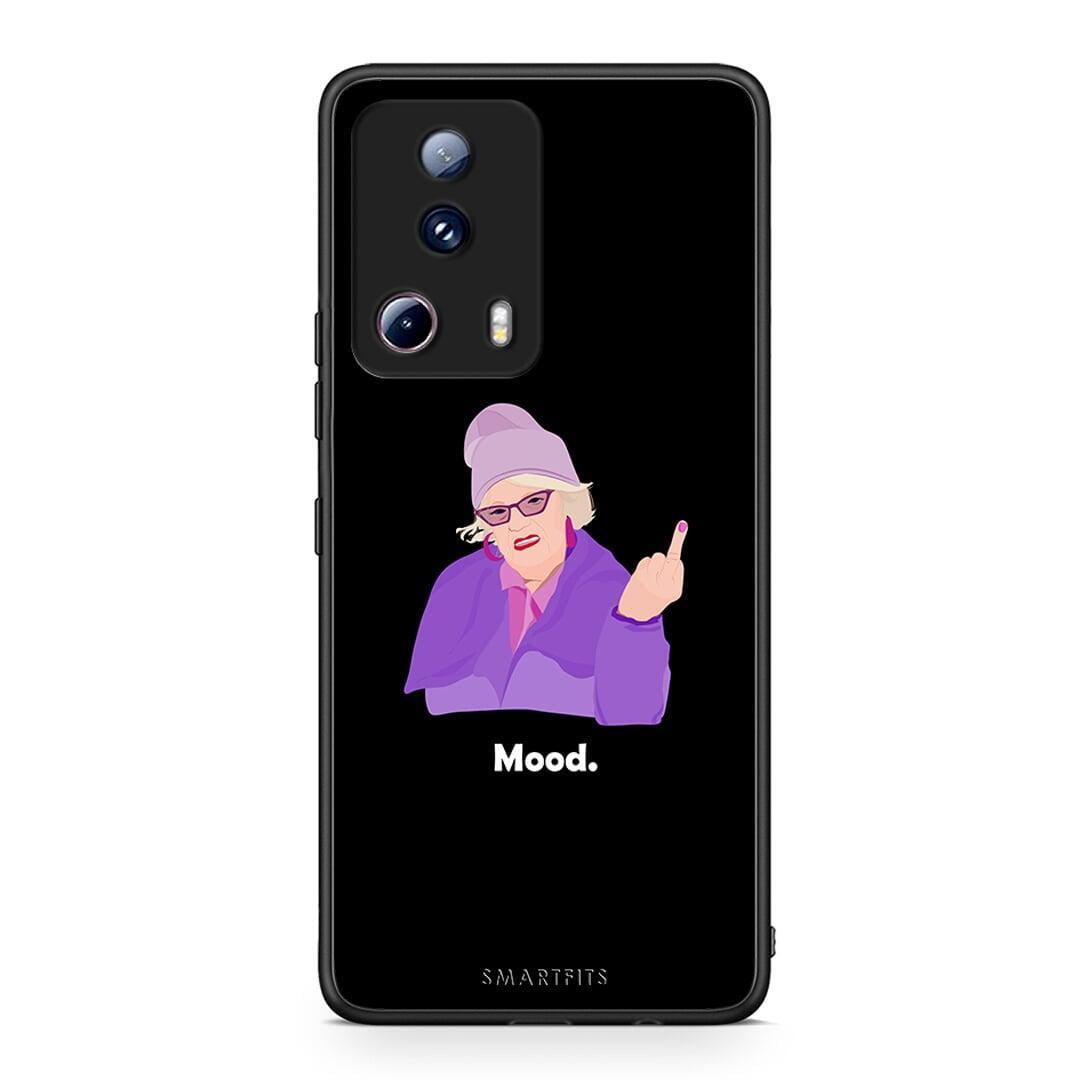 Θήκη Xiaomi 13 Lite 5G Grandma Mood Black από τη Smartfits με σχέδιο στο πίσω μέρος και μαύρο περίβλημα | Xiaomi 13 Lite 5G Grandma Mood Black Case with Colorful Back and Black Bezels