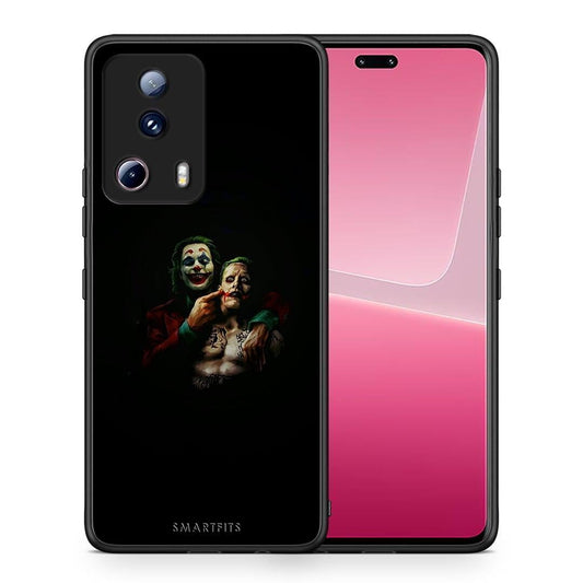 Θήκη Xiaomi 13 Lite 5G Hero Clown από τη Smartfits με σχέδιο στο πίσω μέρος και μαύρο περίβλημα | Xiaomi 13 Lite 5G Hero Clown Case with Colorful Back and Black Bezels