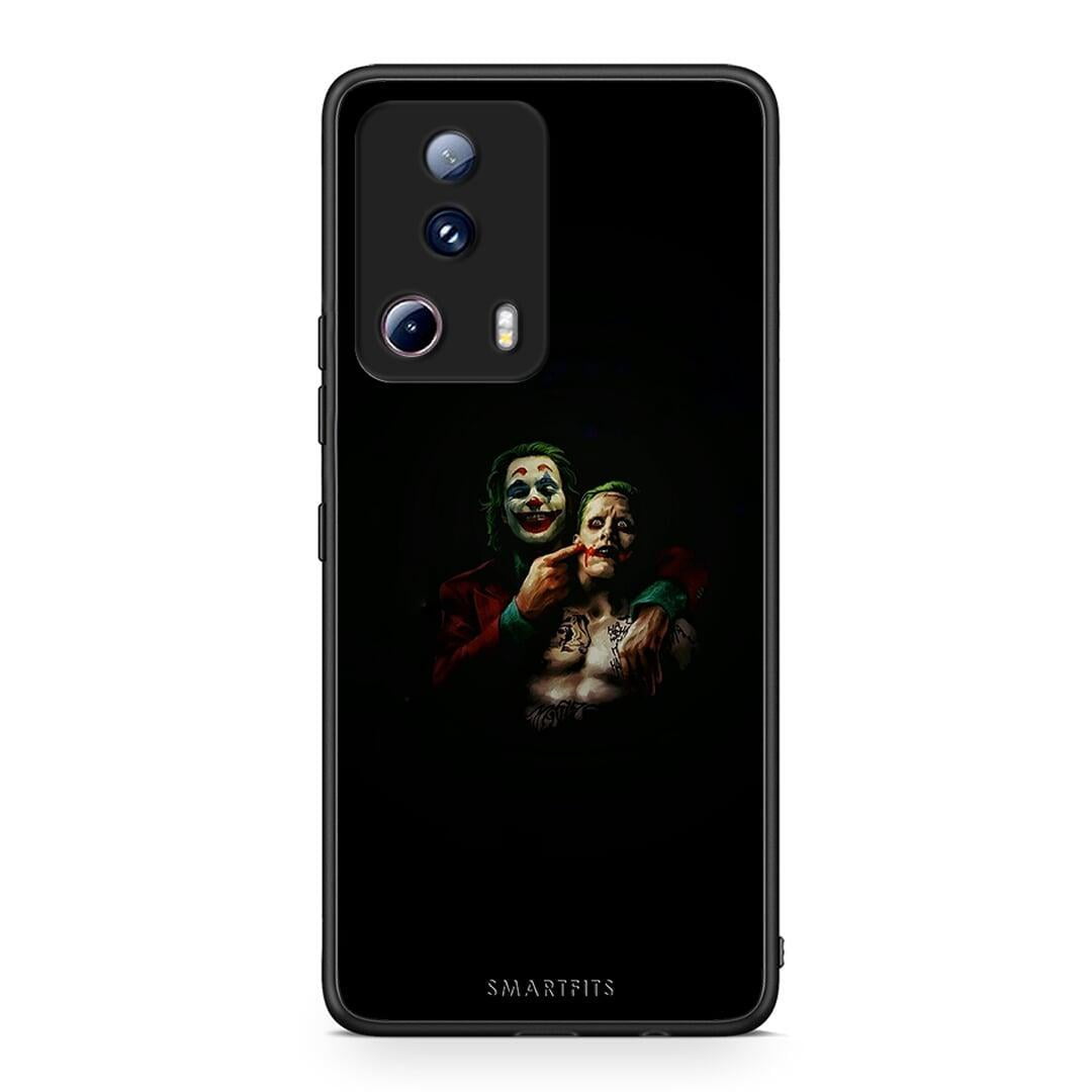 Θήκη Xiaomi 13 Lite 5G Hero Clown από τη Smartfits με σχέδιο στο πίσω μέρος και μαύρο περίβλημα | Xiaomi 13 Lite 5G Hero Clown Case with Colorful Back and Black Bezels