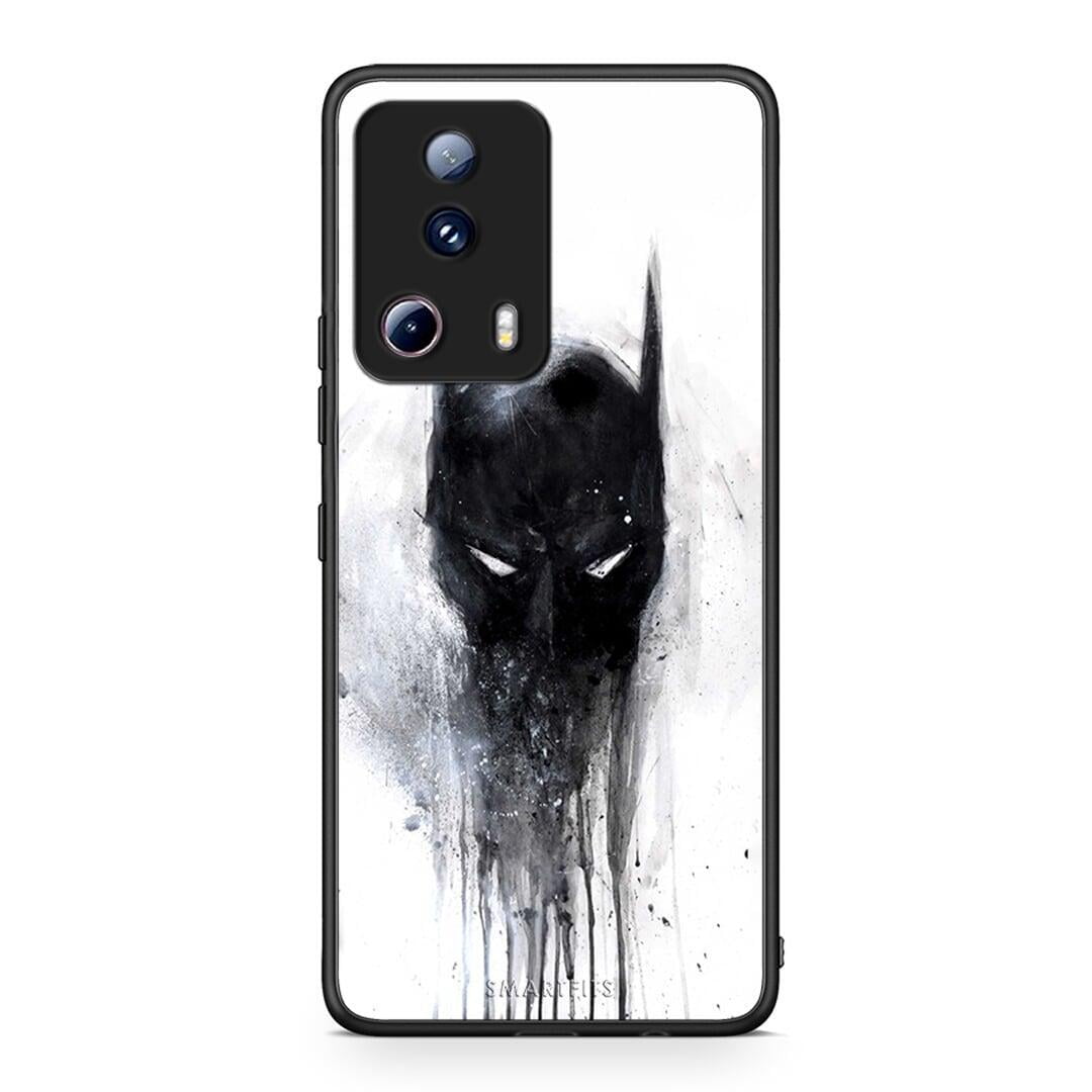 Θήκη Xiaomi 13 Lite 5G Hero Paint Bat από τη Smartfits με σχέδιο στο πίσω μέρος και μαύρο περίβλημα | Xiaomi 13 Lite 5G Hero Paint Bat Case with Colorful Back and Black Bezels