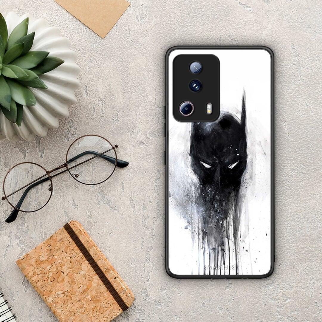 Θήκη Xiaomi 13 Lite 5G Hero Paint Bat από τη Smartfits με σχέδιο στο πίσω μέρος και μαύρο περίβλημα | Xiaomi 13 Lite 5G Hero Paint Bat Case with Colorful Back and Black Bezels